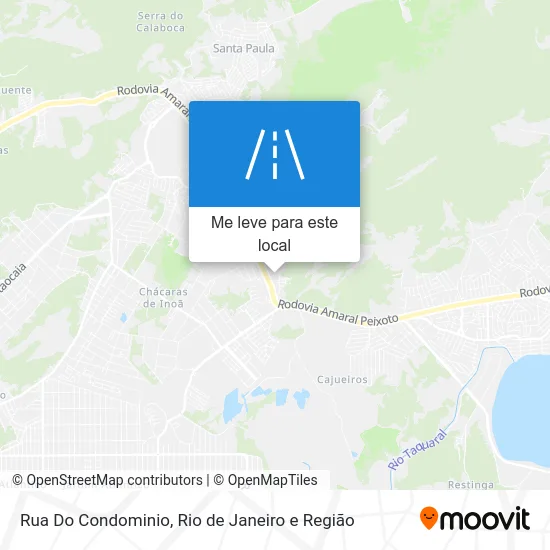 Rua Do Condominio mapa