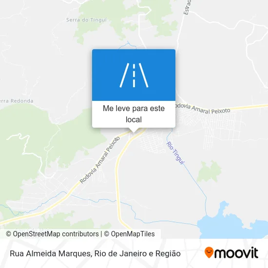 Rua Almeida Marques mapa