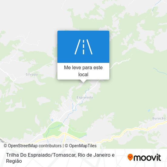 Trilha Do Espraiado/Tomascar mapa