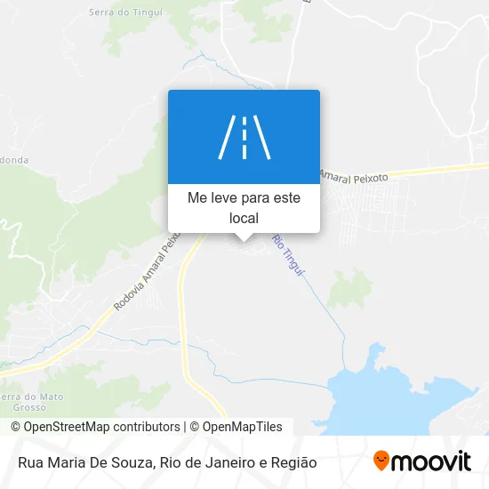 Rua Maria De Souza mapa