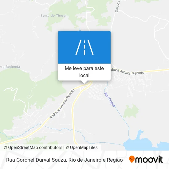 Rua Coronel Durval Souza mapa