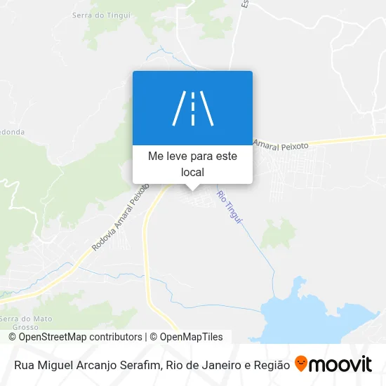 Rua Miguel Arcanjo Serafim mapa