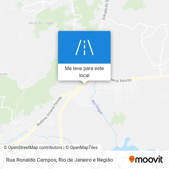 Rua Ronaldo Campos mapa