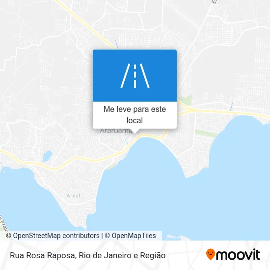 Rua Rosa Raposa mapa