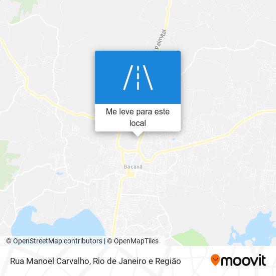 Rua Manoel Carvalho mapa