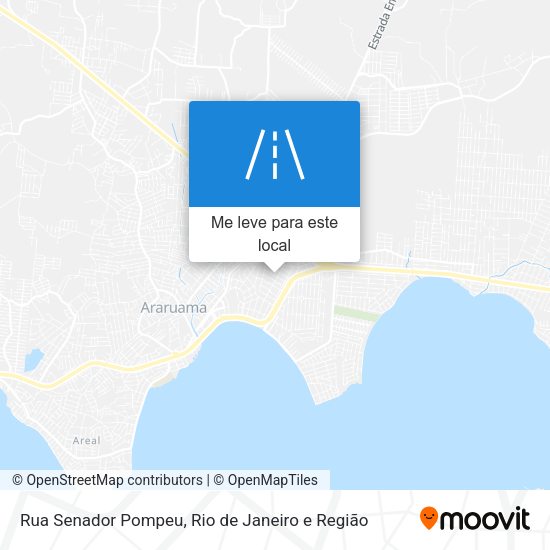 Rua Senador Pompeu mapa