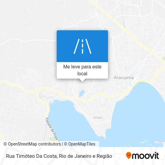 Rua Timóteo Da Costa mapa