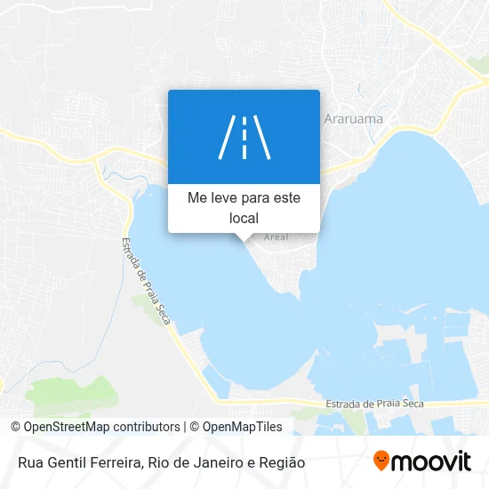 Rua Gentil Ferreira mapa