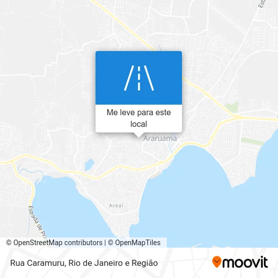 Rua Caramuru mapa