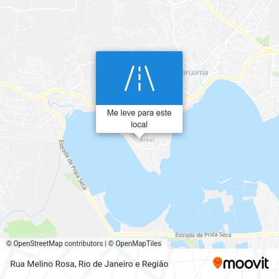 Rua Melino Rosa mapa