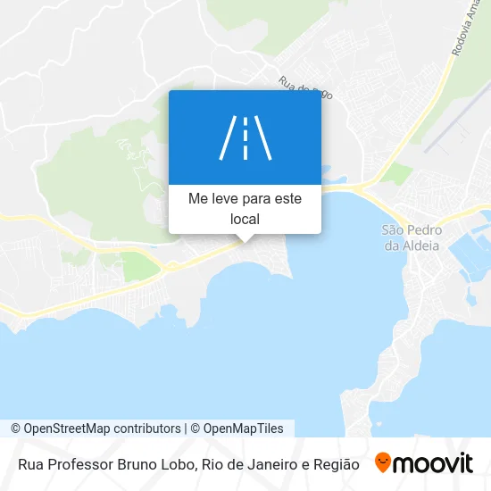 Rua Professor Bruno Lobo mapa