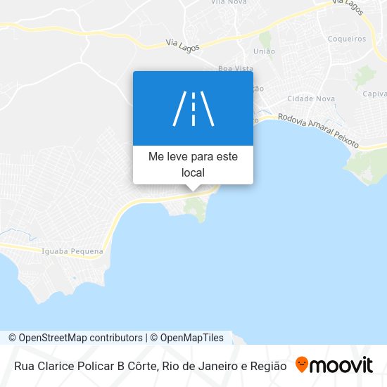 Rua Clarice Policar B Côrte mapa