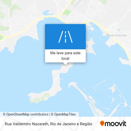 Rua Valdemiro Nazareth mapa