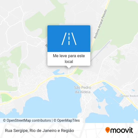 Rua Sergipe mapa
