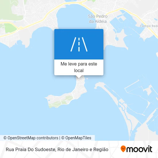 Rua Praia Do Sudoeste mapa