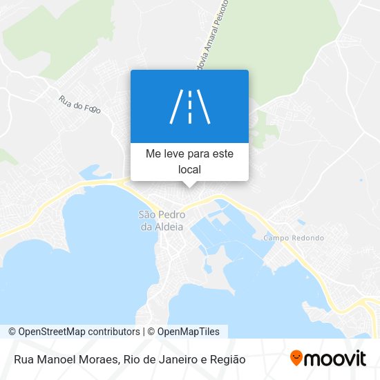 Rua Manoel Moraes mapa