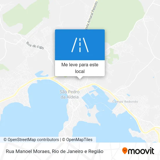 Rua Manoel Moraes mapa