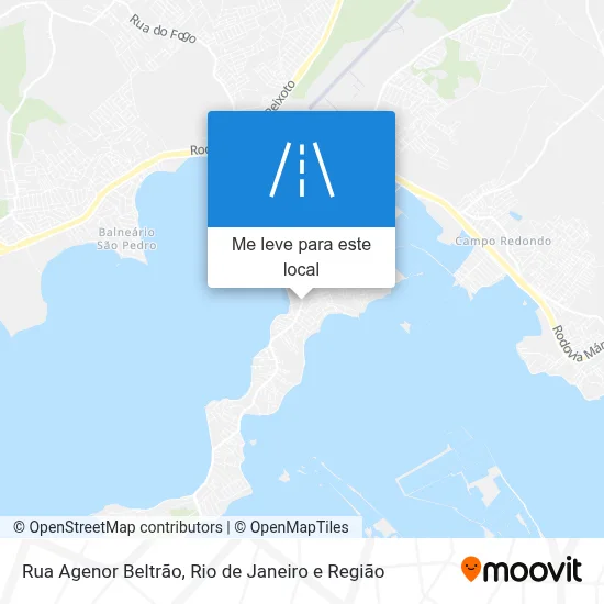 Rua Agenor Beltrão mapa