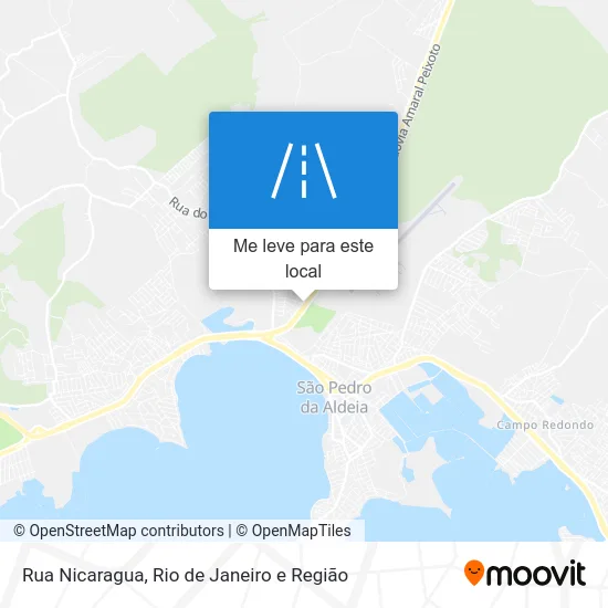 Rua Nicaragua mapa