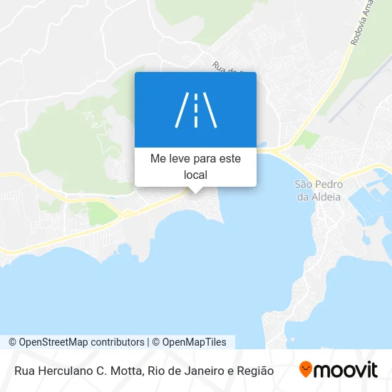Rua Herculano C. Motta mapa