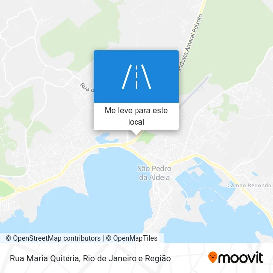 Rua Maria Quitéria mapa