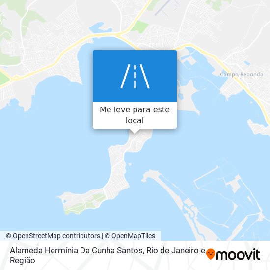 Alameda Hermínia Da Cunha Santos mapa