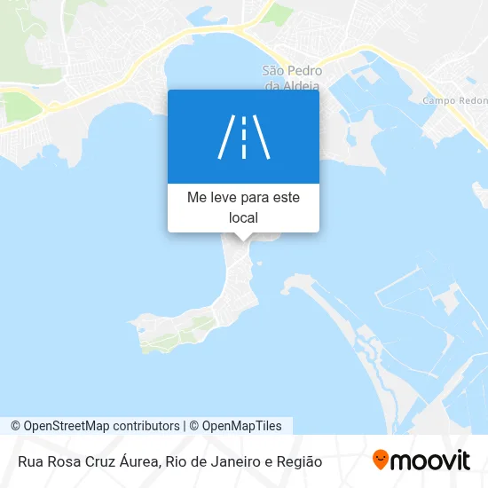 Rua Rosa Cruz Áurea mapa