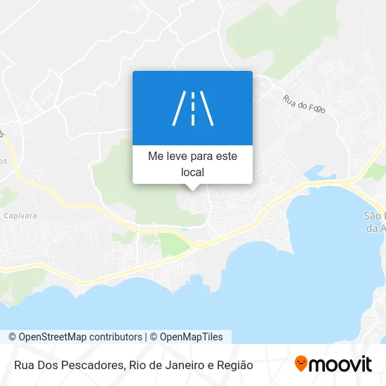Rua Dos Pescadores mapa