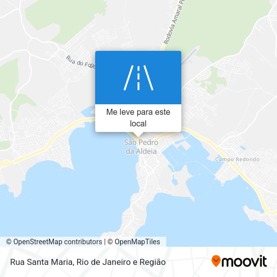 Rua Santa Maria mapa