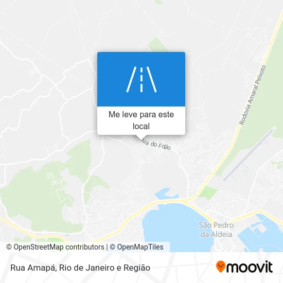 Rua Amapá mapa