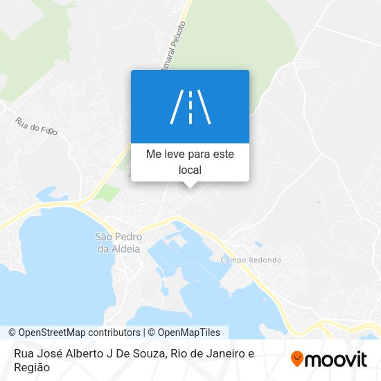 Rua José Alberto J De Souza mapa