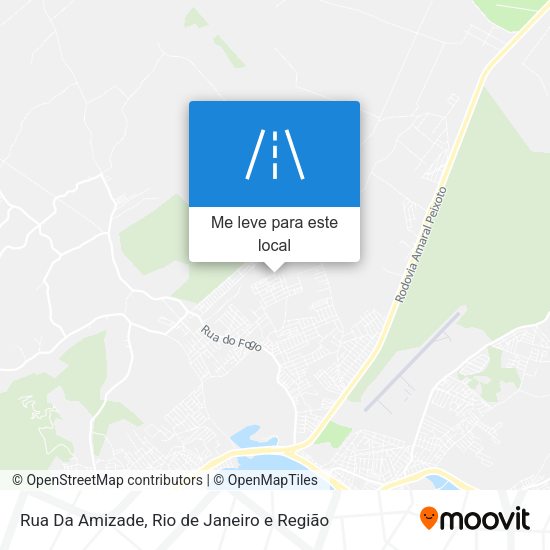 Rua Da Amizade mapa