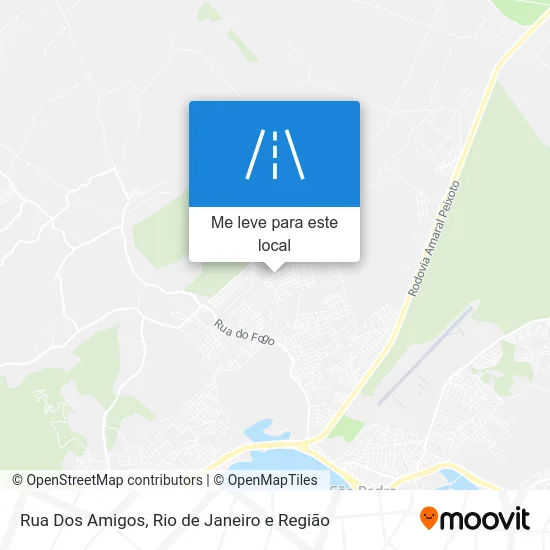 Rua Dos Amigos mapa