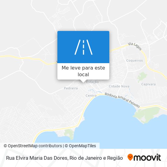 Rua Elvira Maria Das Dores mapa