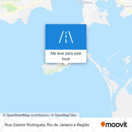 Rua Ozenor Rodrigues mapa
