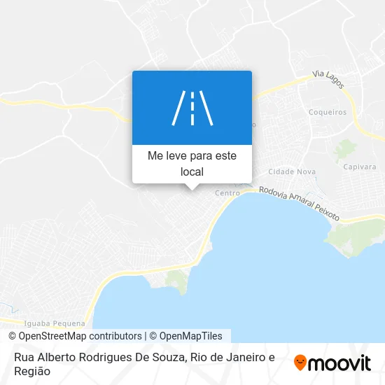 Rua Alberto Rodrigues De Souza mapa