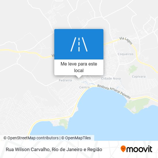 Rua Wilson Carvalho mapa