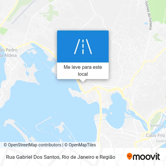 Rua Gabriel Dos Santos mapa