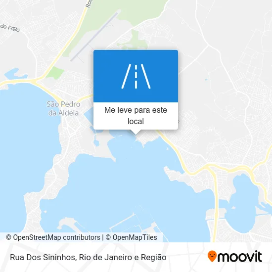 Rua Dos Sininhos mapa