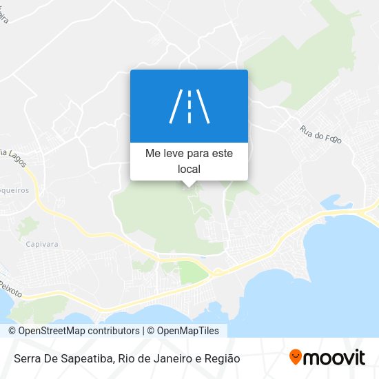 Serra De Sapeatiba mapa