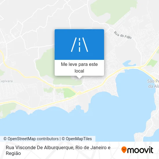 Rua Visconde De Alburquerque mapa