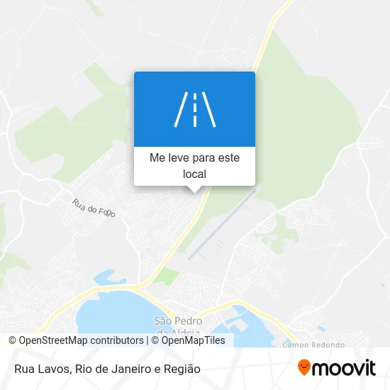 Rua Lavos mapa