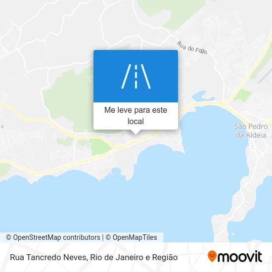 Rua Tancredo Neves mapa