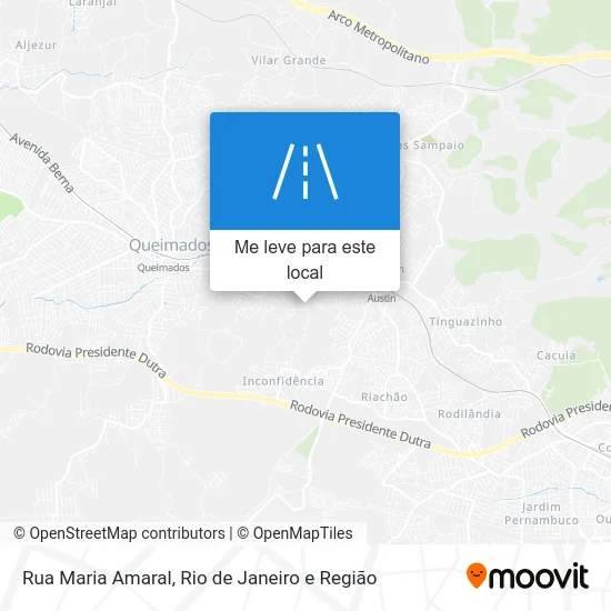 Rua Maria Amaral mapa