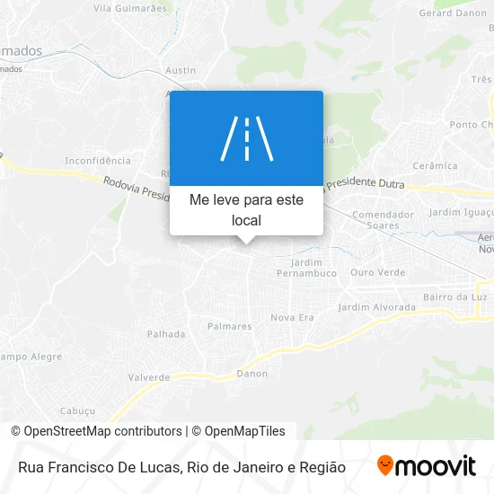 Rua Francisco De Lucas mapa
