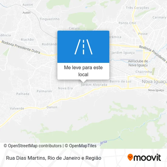 Rua Dias Martins mapa
