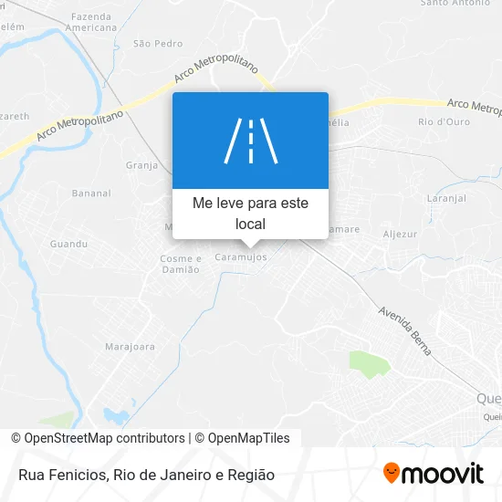 Rua Fenicios mapa