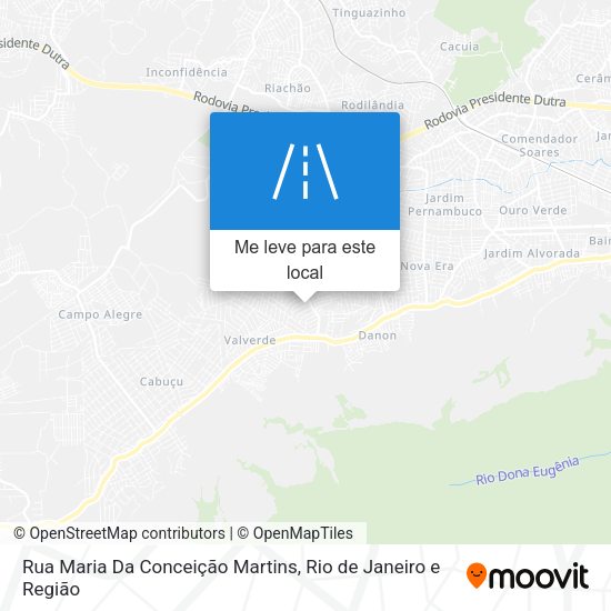 Rua Maria Da Conceição Martins mapa