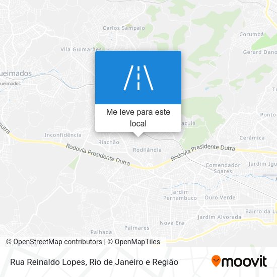Rua Reinaldo Lopes mapa