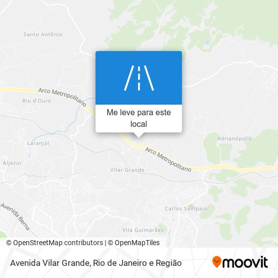 Avenida Vilar Grande mapa